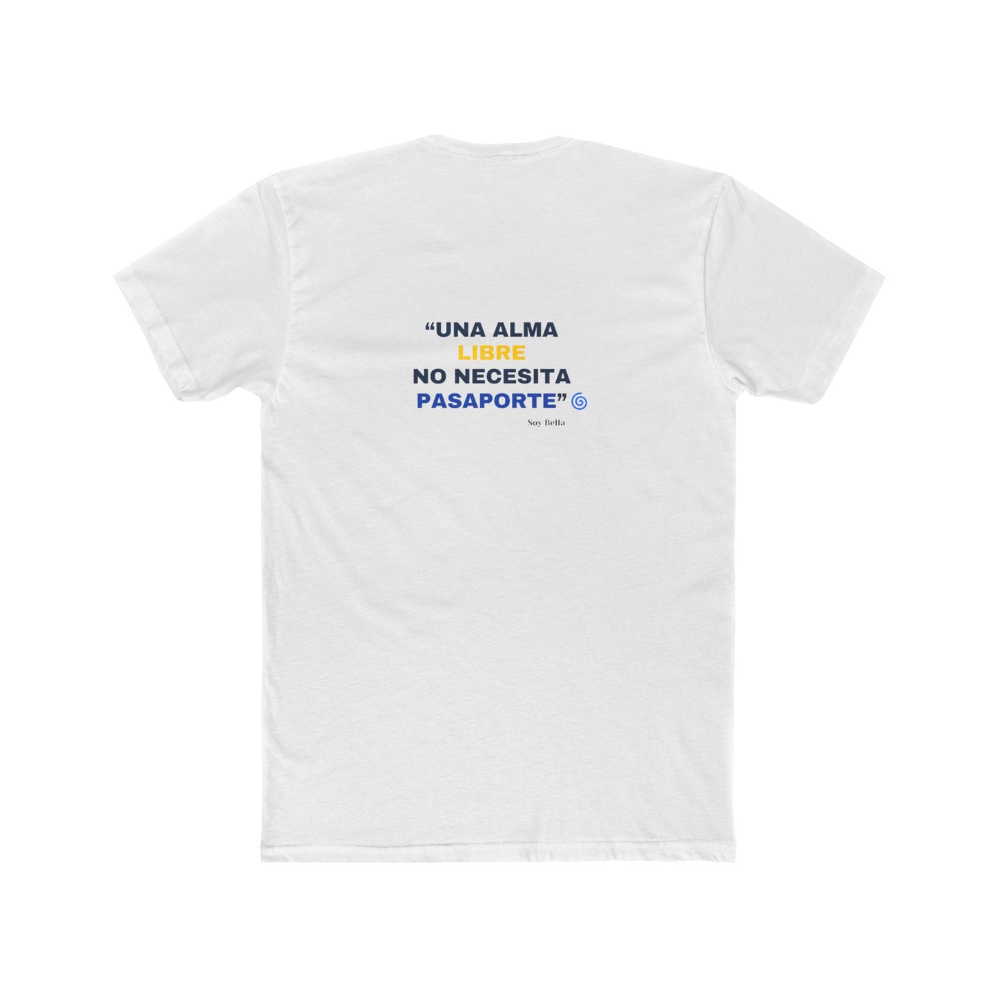 “El amor es mi pasaporte y nunca expira Camiseta Unisex de Algodón –