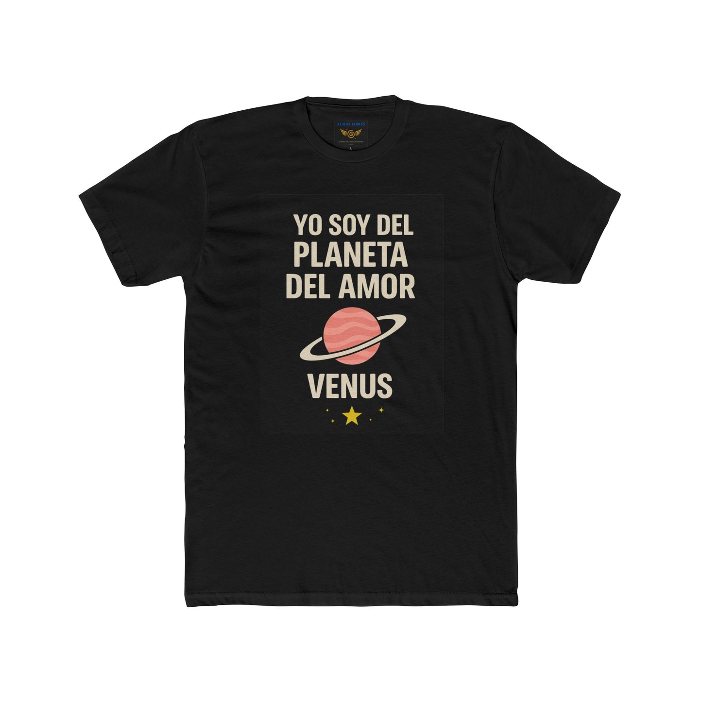 Venus Vibes Unisex Cotton Crew Tee - Soy del planeta del amor, Venus.